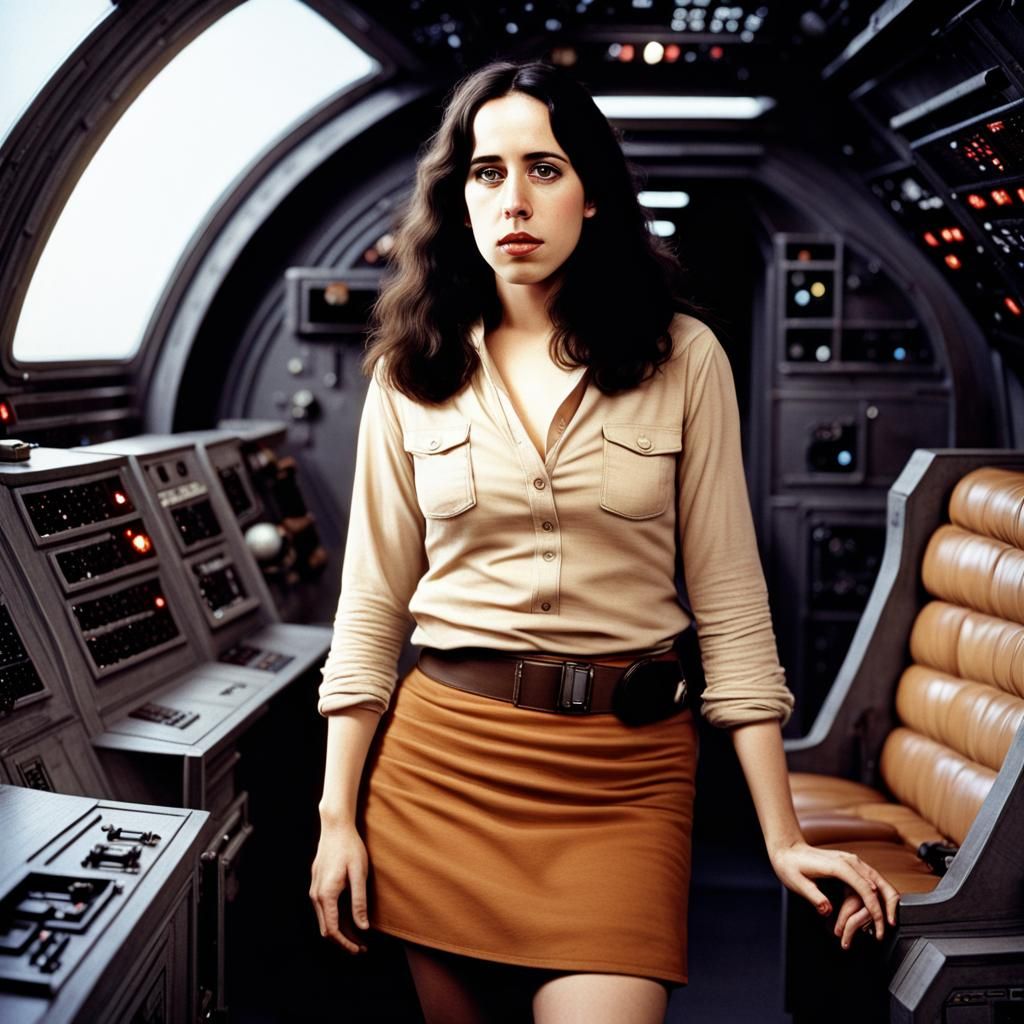Laura Nyro as Star Wars Smuggler in Space