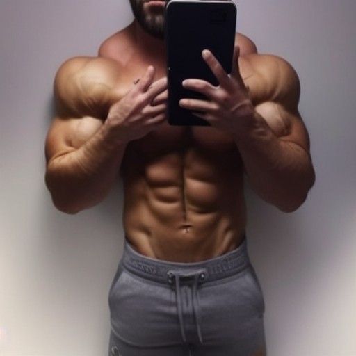 Muscular Soldier Flexing in Locker Room