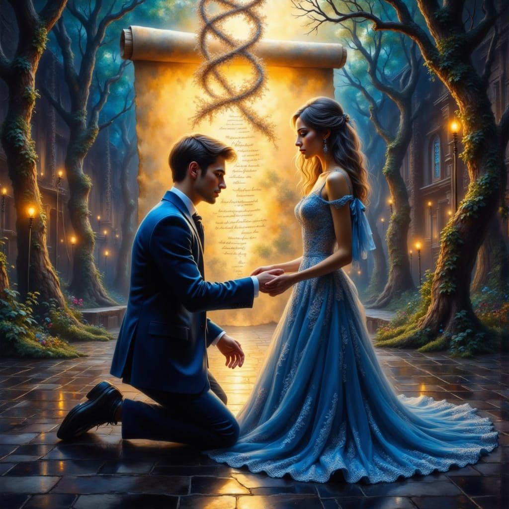 Man Proposes in Crystal Cathedral