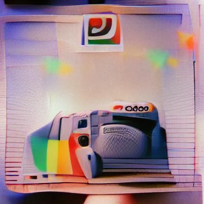 90s Polaroid Style Image