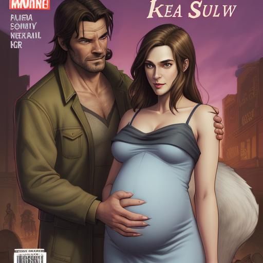 Fables Comic Cover: Bigby Wolf and Keira Swan