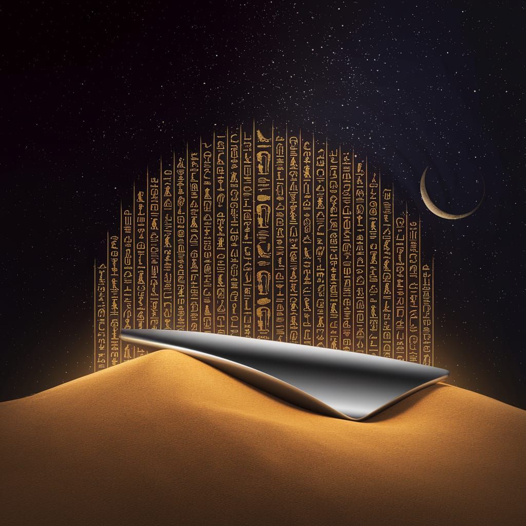 Ancient Egyptian Hieroglyphics in Digital Art