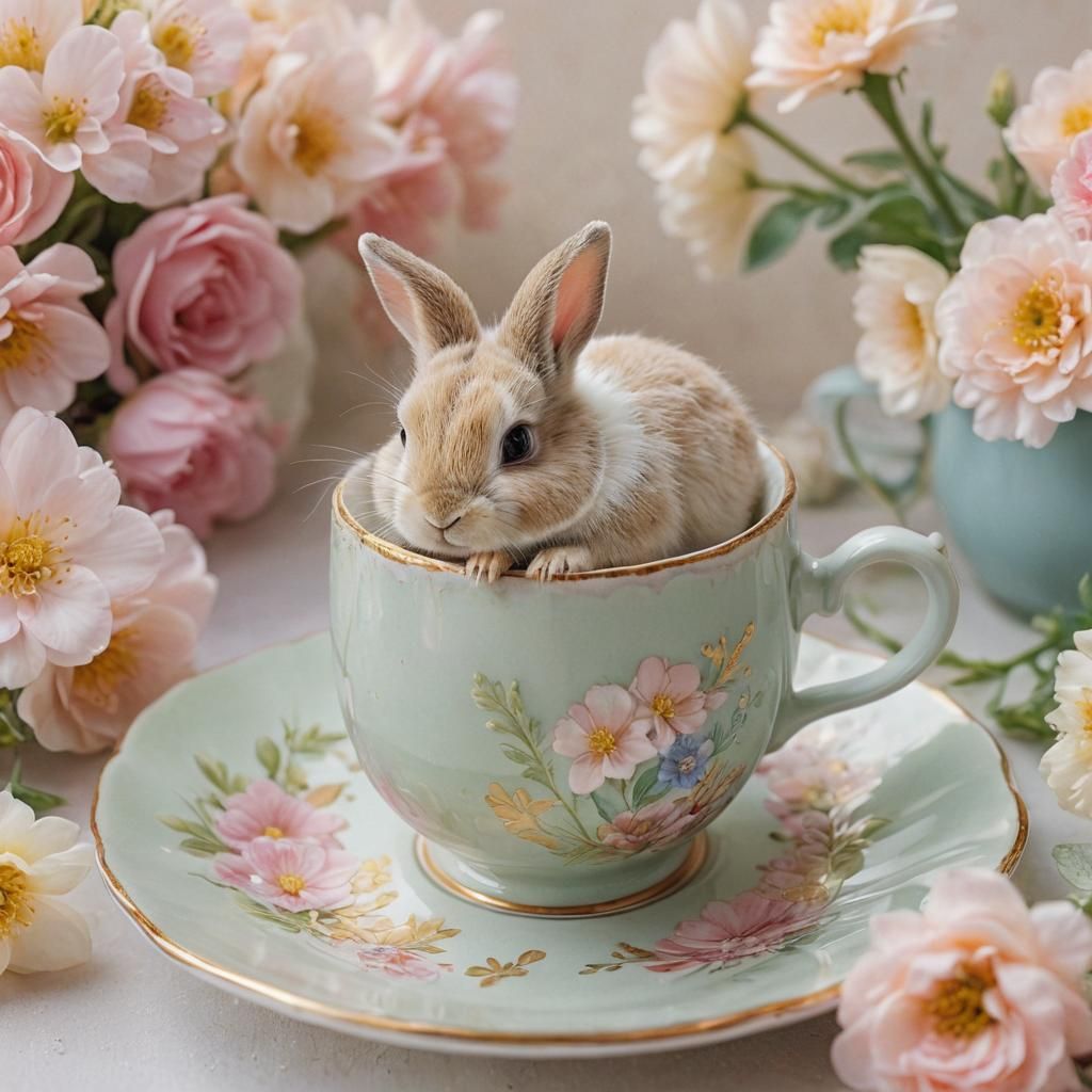 Misty Morning Whimsy in Watercolor Style