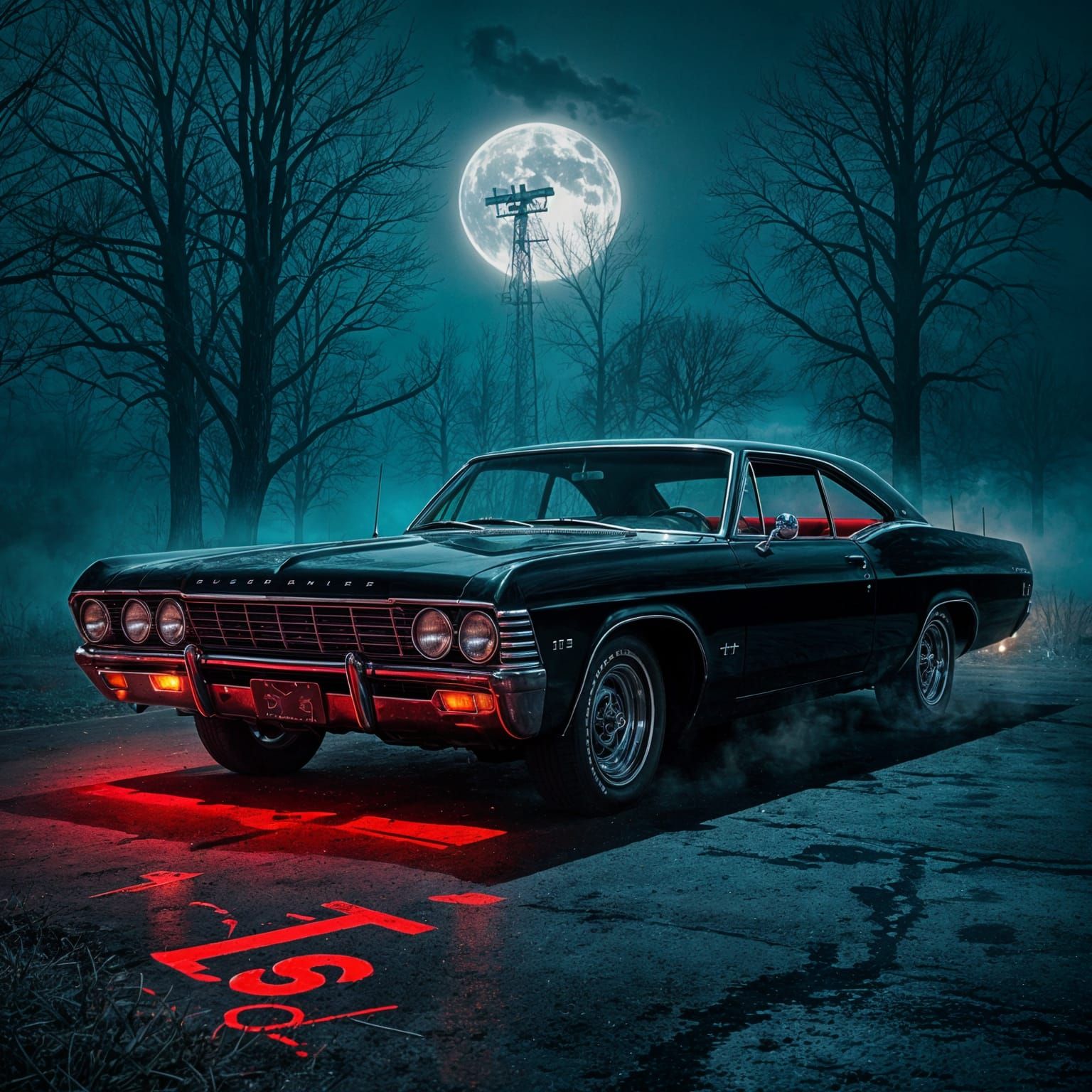 Supernatural 1967 Black Chevy Impala