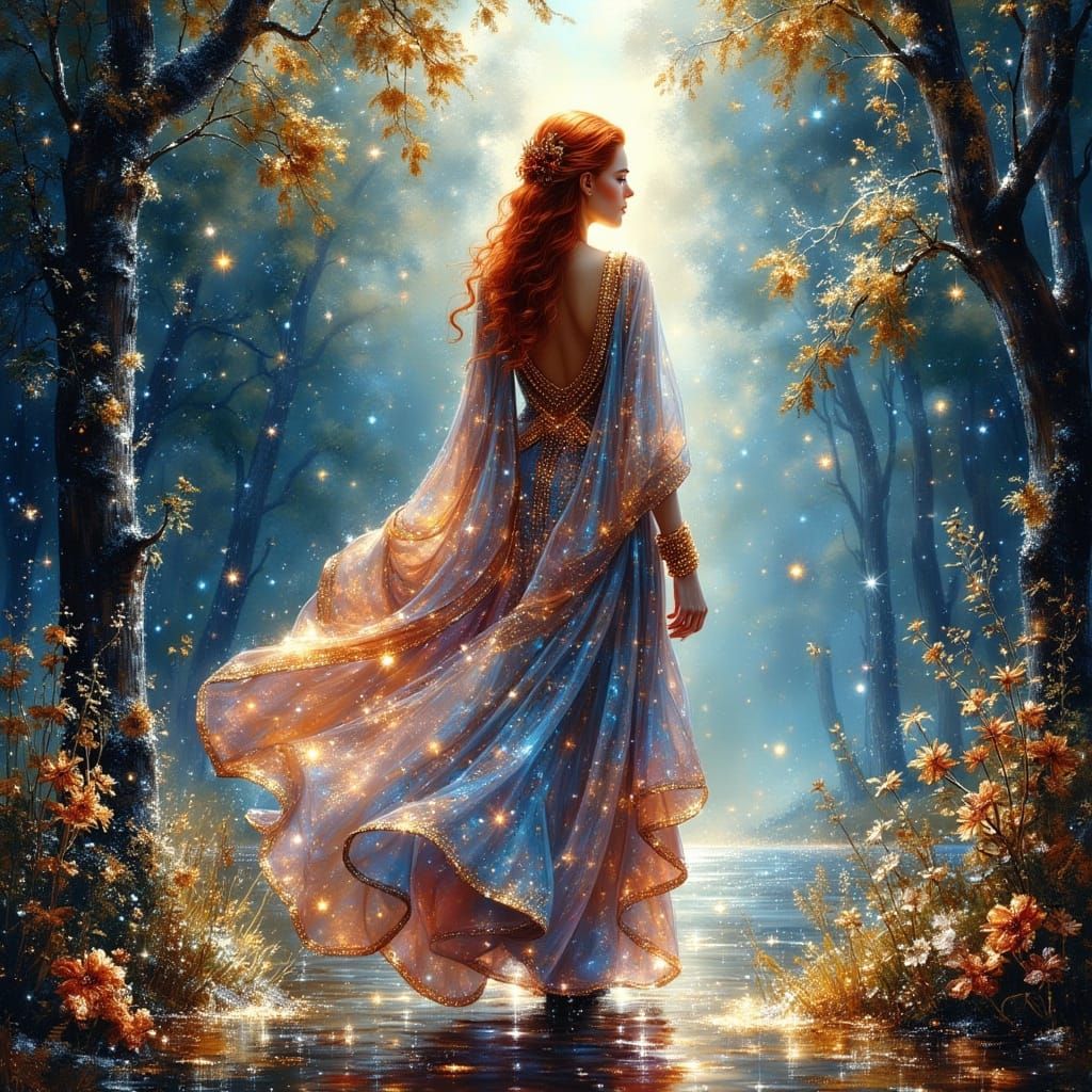 Celestial Queen Annie in Cosmic Garden