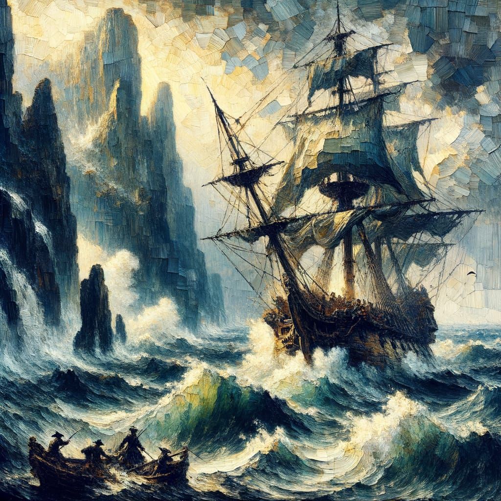 Sailing Past the Cliffs