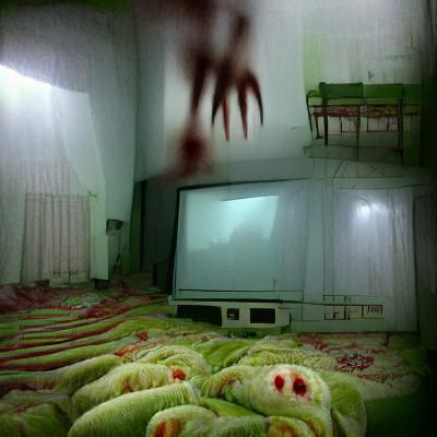 Terrifying Horror Movie Scene