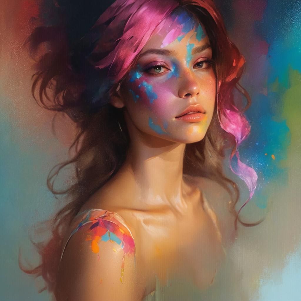 Detailed Portrait in Artstation Trending Style