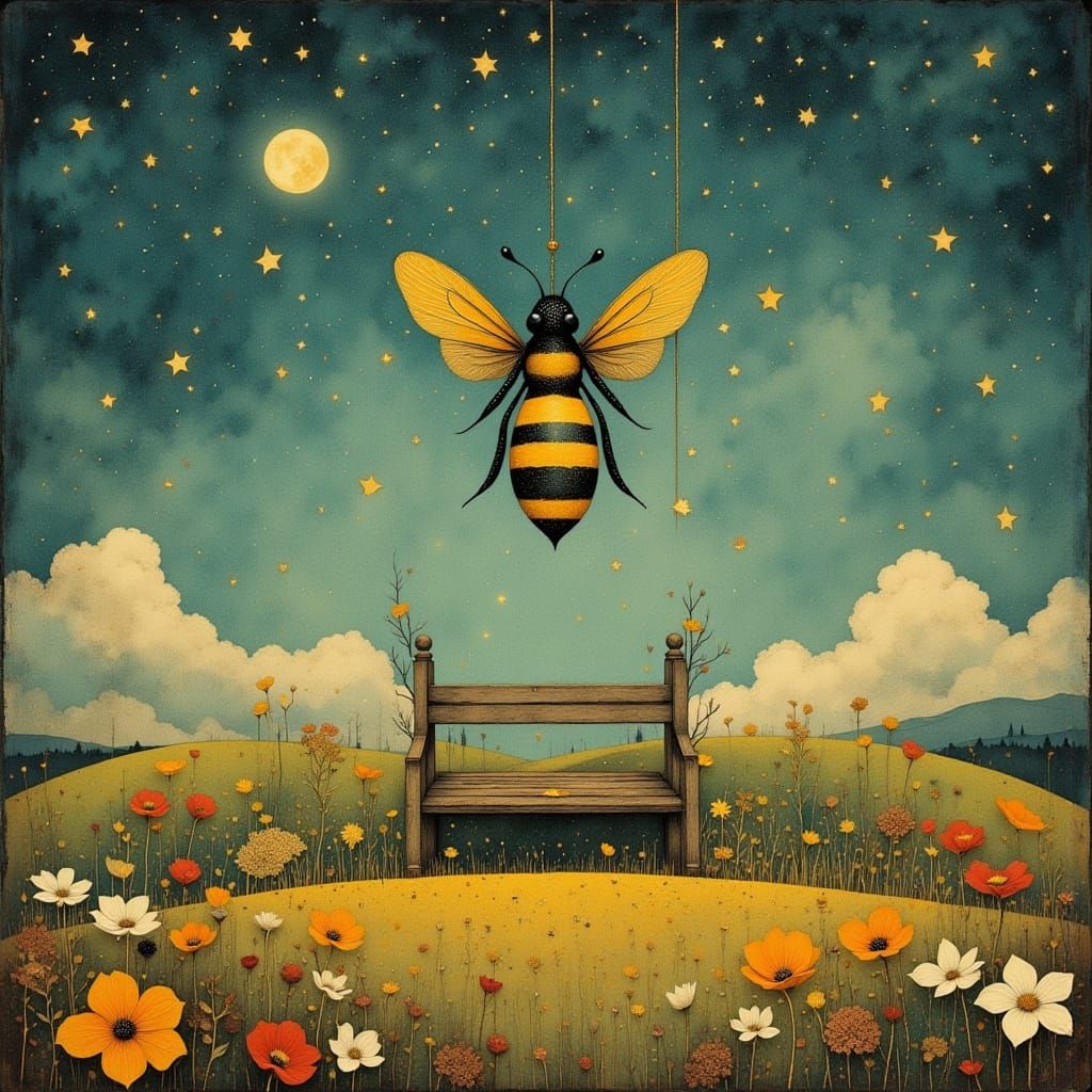 Bumblebee's Lullaby: Cradle on a Tree