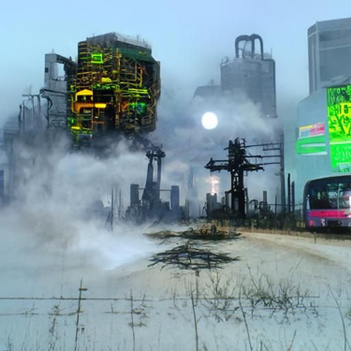 Radiation smog and midnight haze