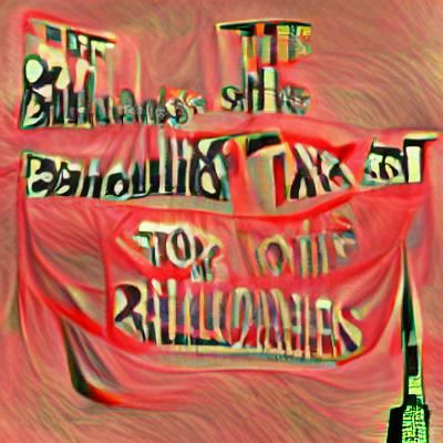 Visualizing Wealth: Tax the Billionaires Concept