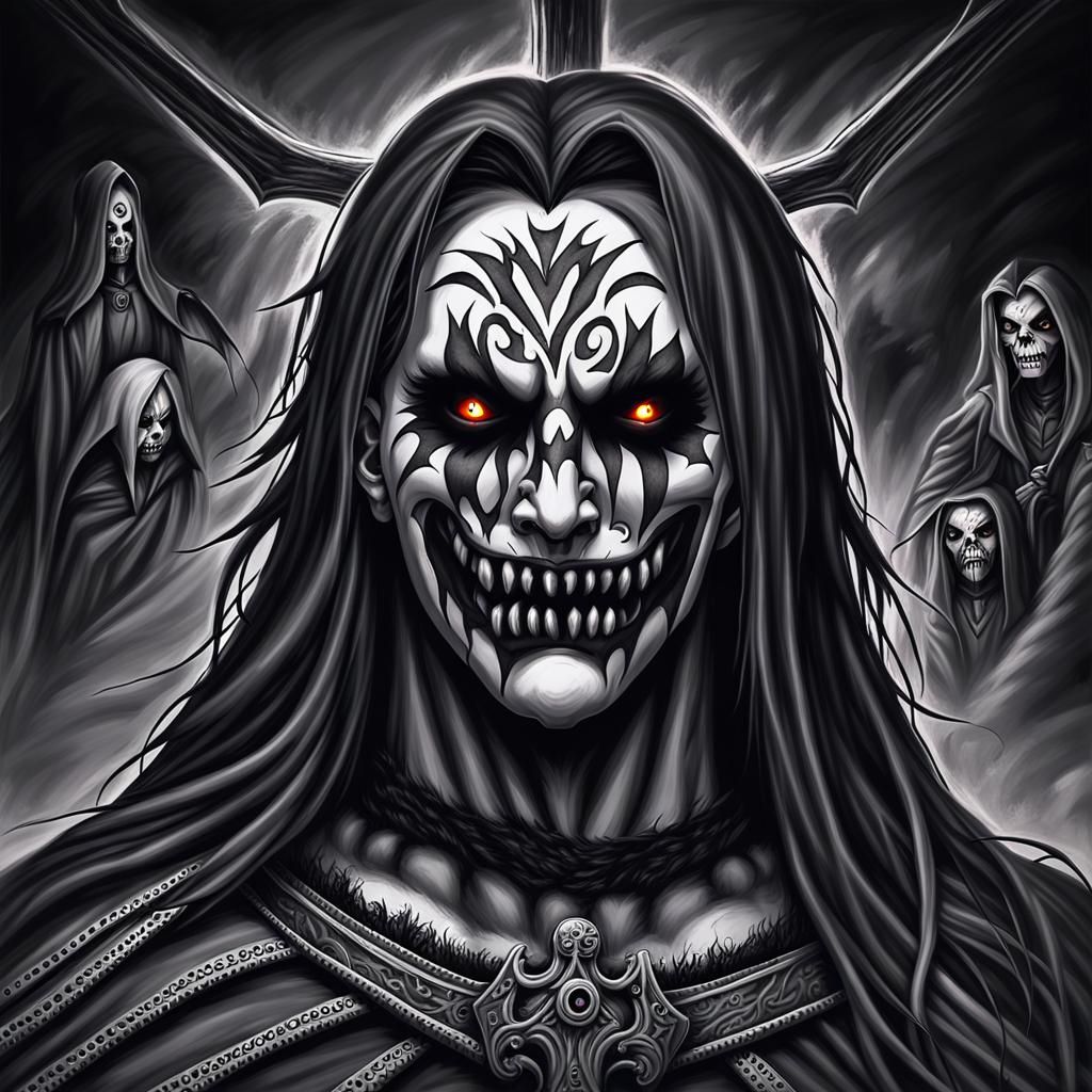 Sinister Romanian Vampire Crusader in Gothic Horror Style