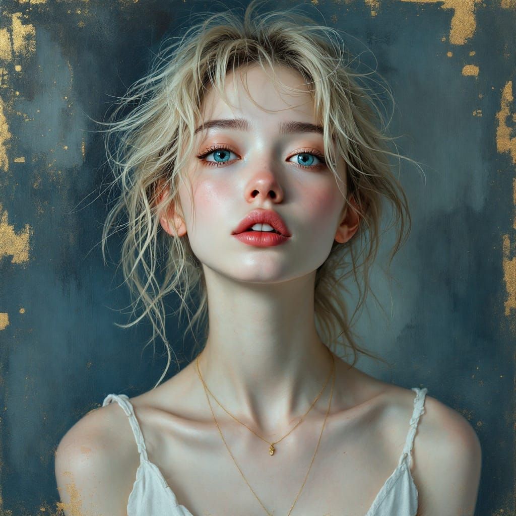 Surreal Portrait of a Beautiful Asian Woman