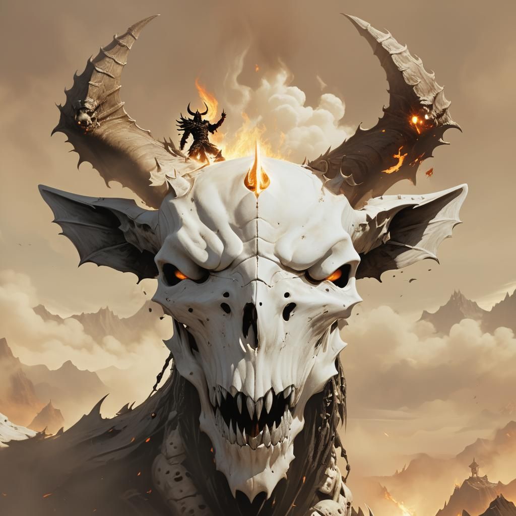 Diablo, Lord of Terror, in Dark Fantasy Art