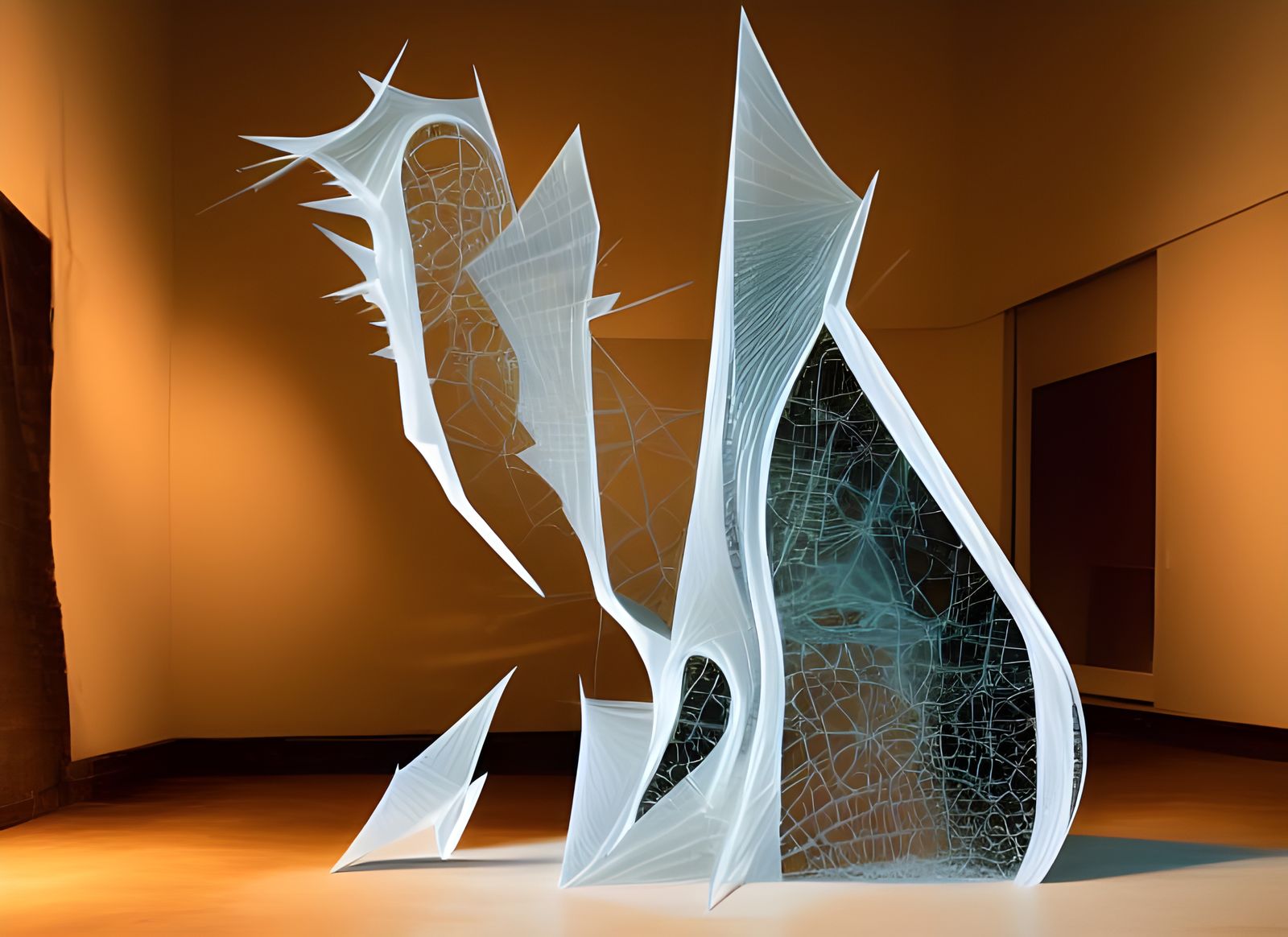 Eldritch Sculpture of United Gestalt Elements