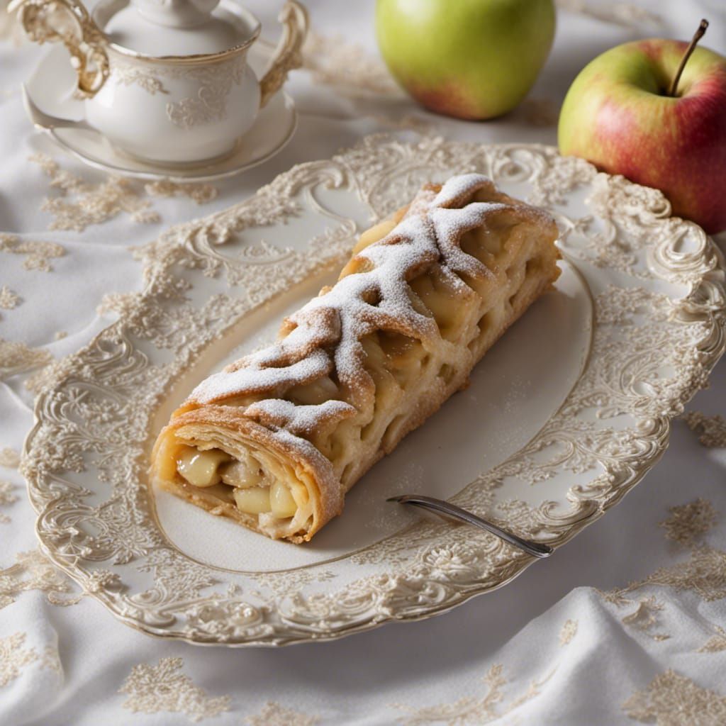 Apple Strudel in Rococo Style