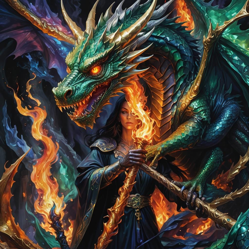 Dragon's Breath: Mystical Realism Fantasy Art