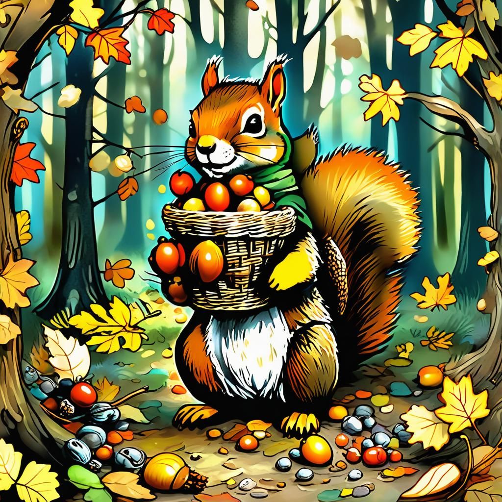 The Acorn Gatherer