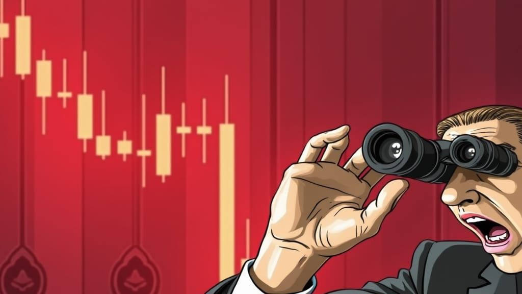 Shocking Stock Chart in Edward Hopper Style