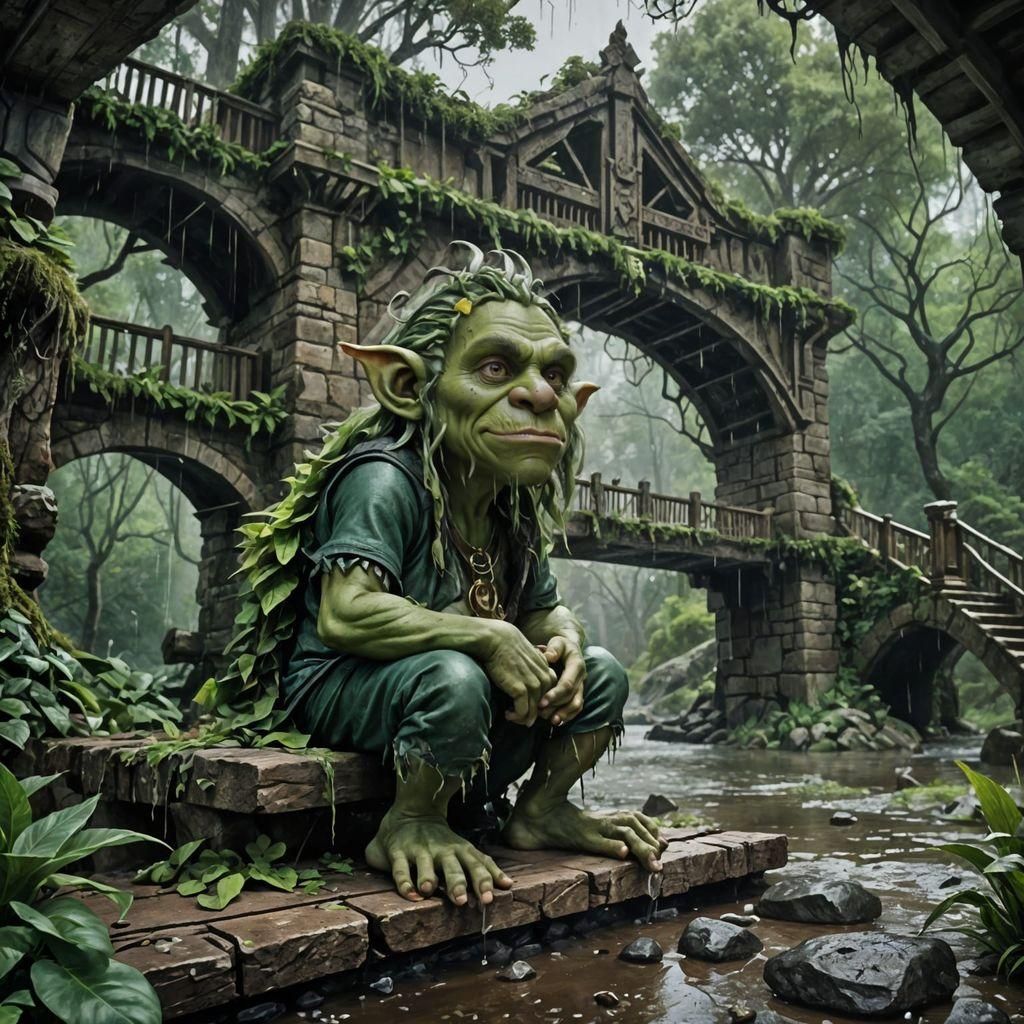 Unbothered. Moisturized. Happy. Under a bridge...