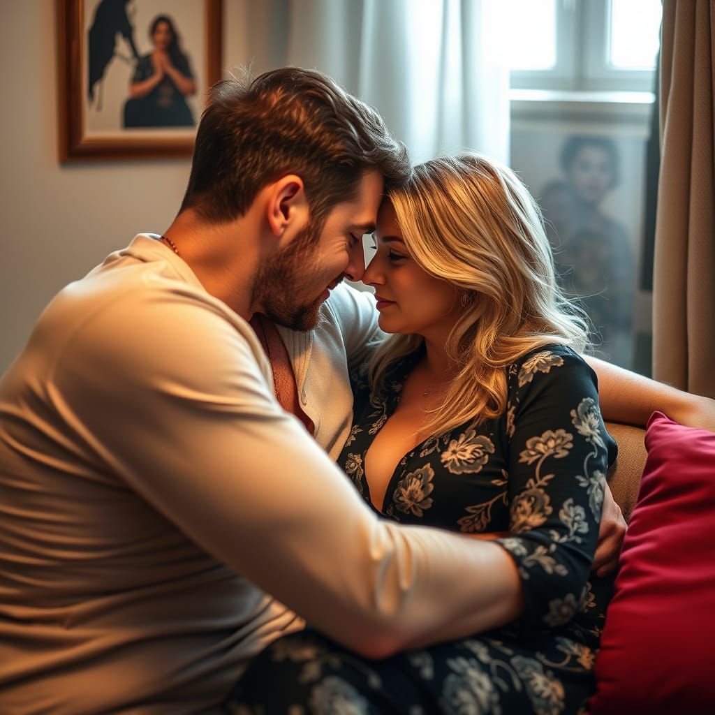 Man Deceives Partner in Dramatic Scene