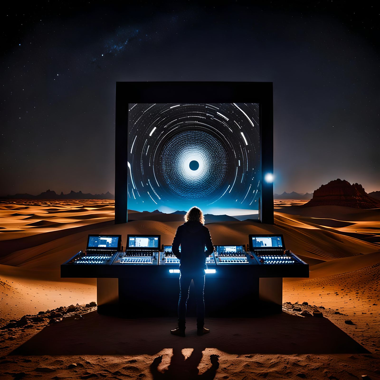 David Guetta's "The Monolith" AlUla. Homage 4/4. David Guetta Raised $700,000 for COVID-19 Relief.