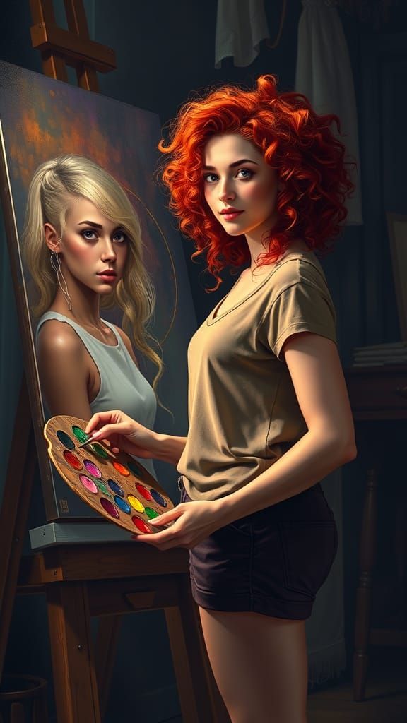 as if they were both alive...