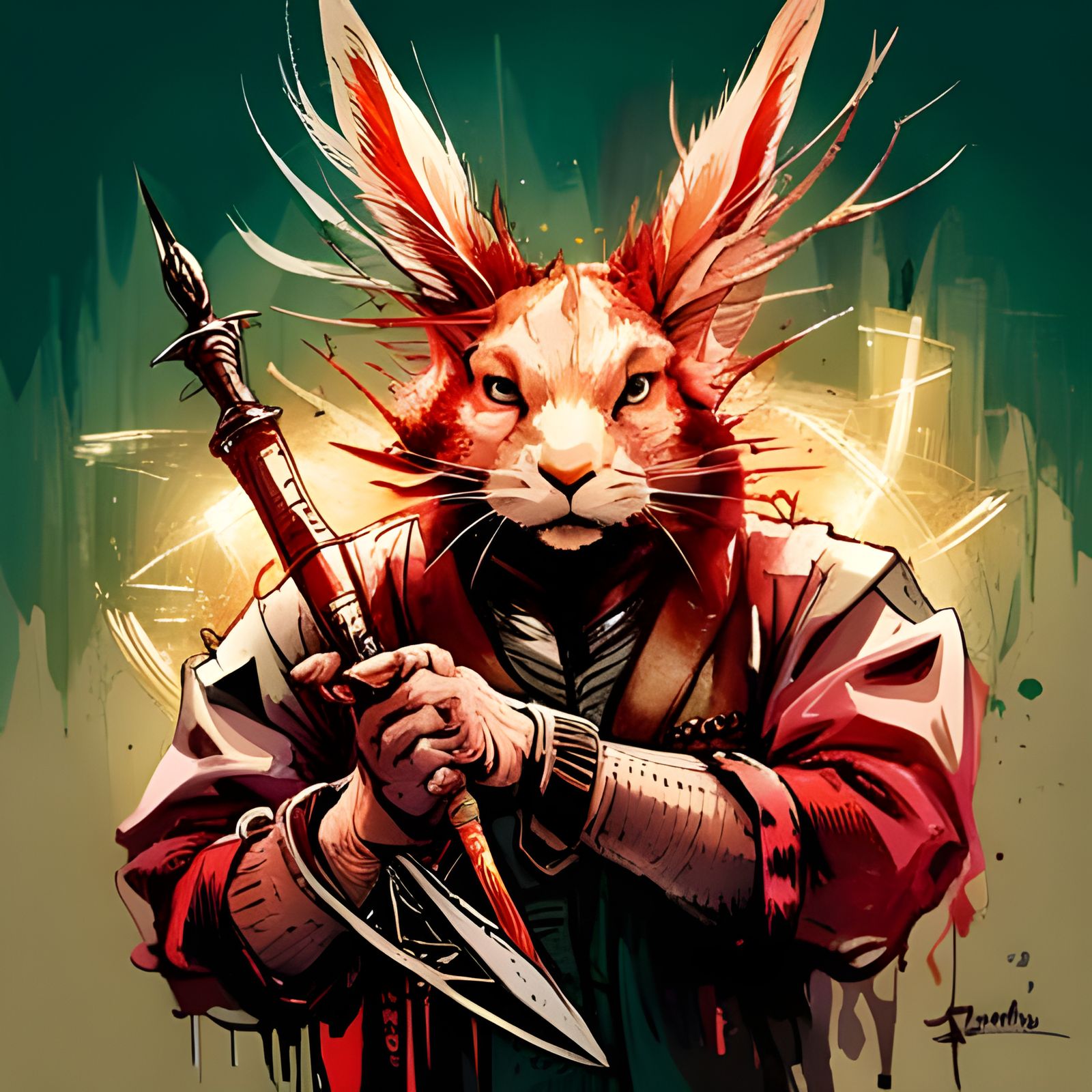 Samurai rabbit of the future *