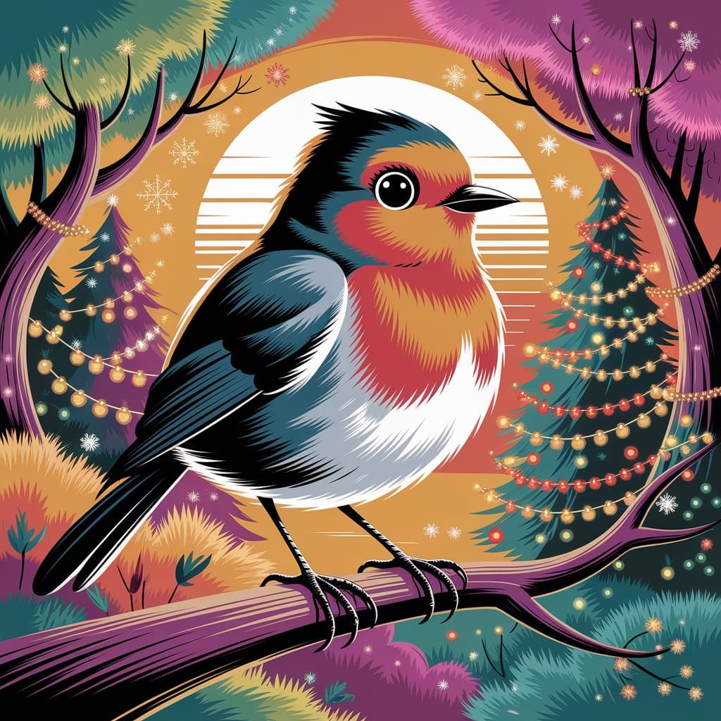 Proud Robin in Children's Book Illustration