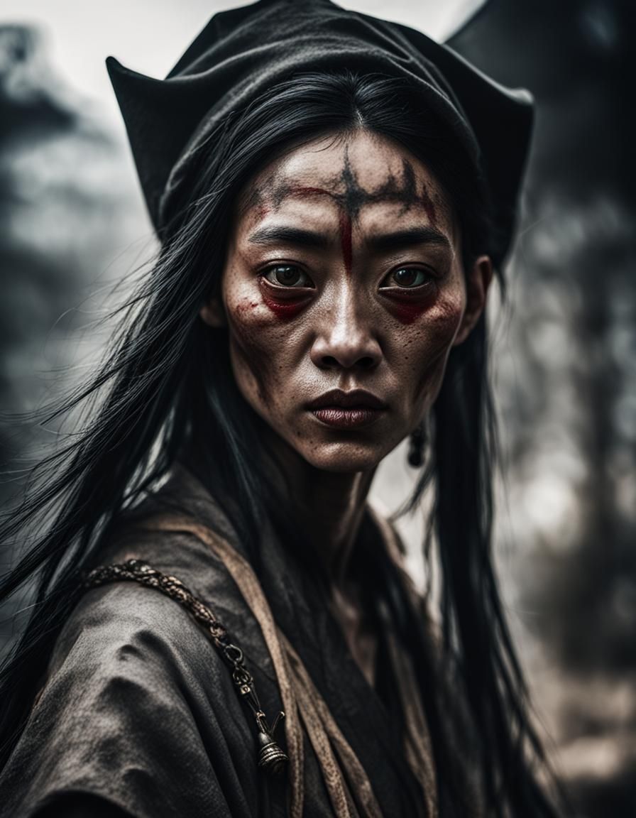 Beautiful Female Elf Pirate Portrait