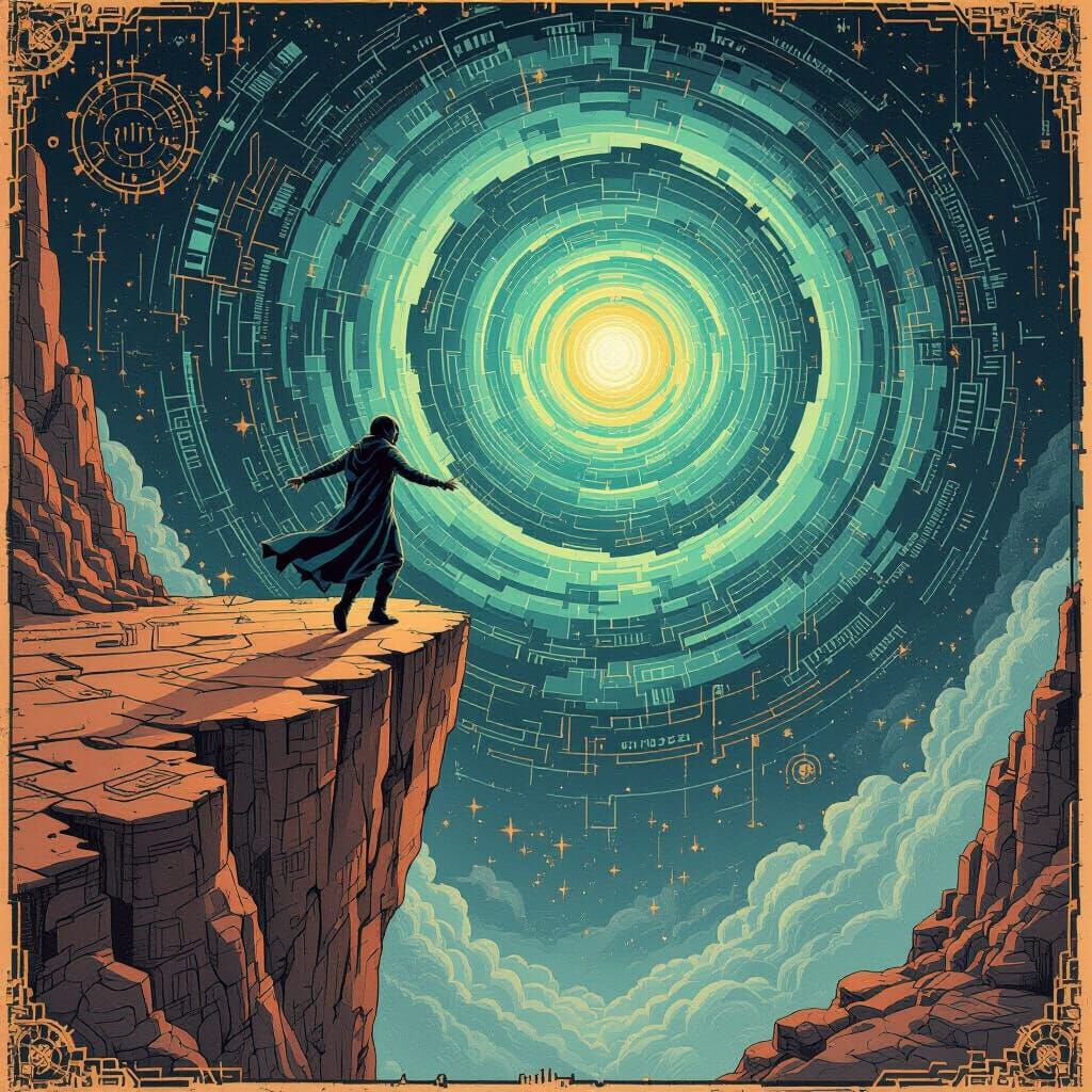 The Quantum Leap: A Digital Tarot Card
