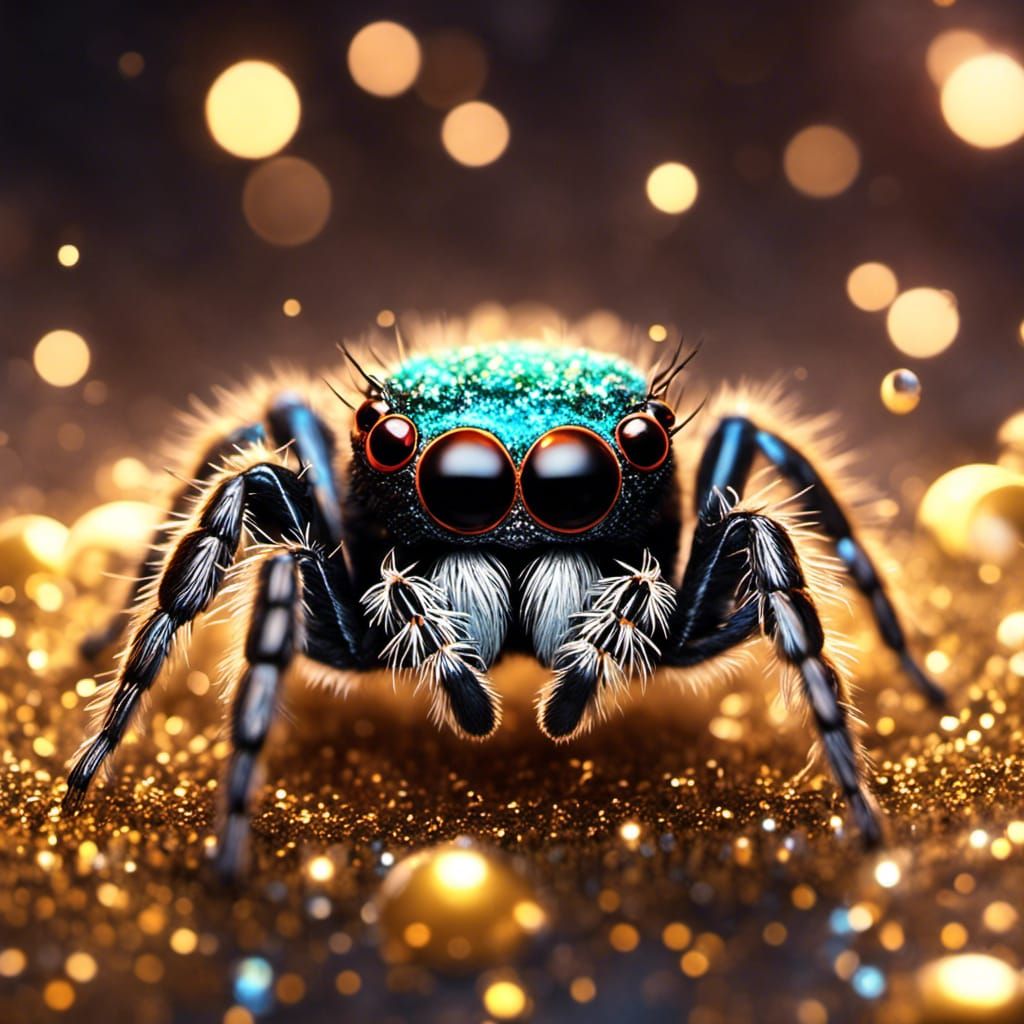 Jumping spider cutie!