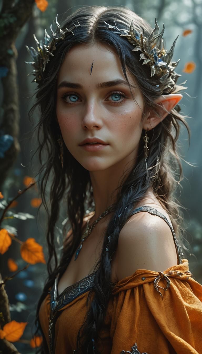 Beautiful Elf of Lorien in Photorealistic Portrait