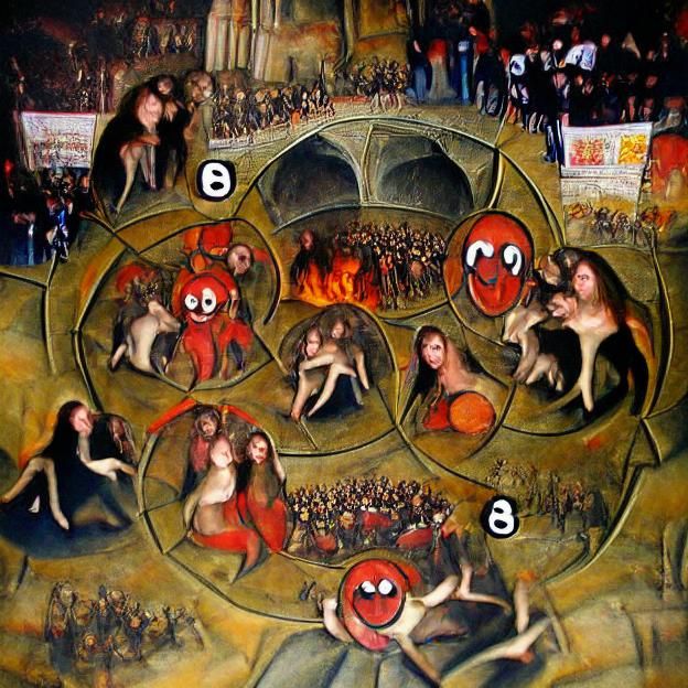 Dante's Inferno: Nine Circles of Hell