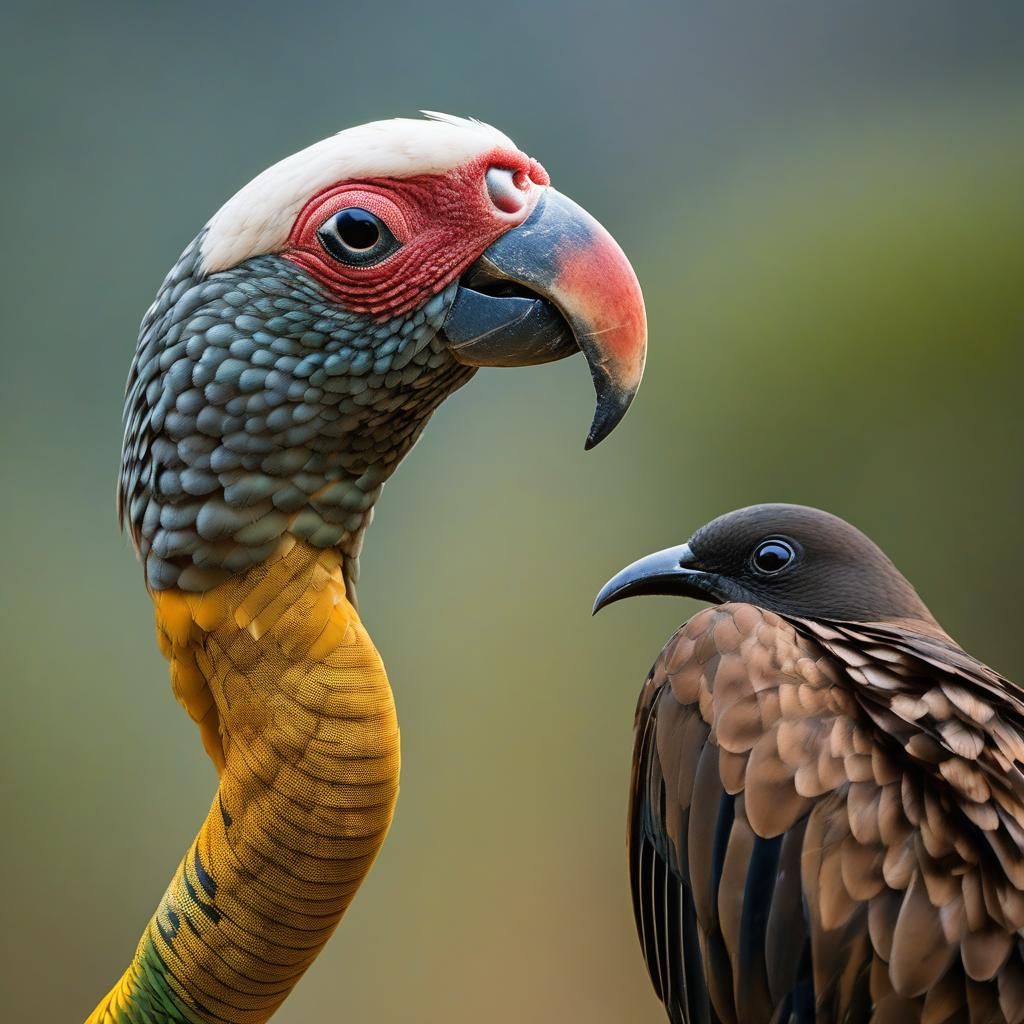 Hybrid Bird: Macaw, Quetzal, Mockingbird in Wildlife Photo