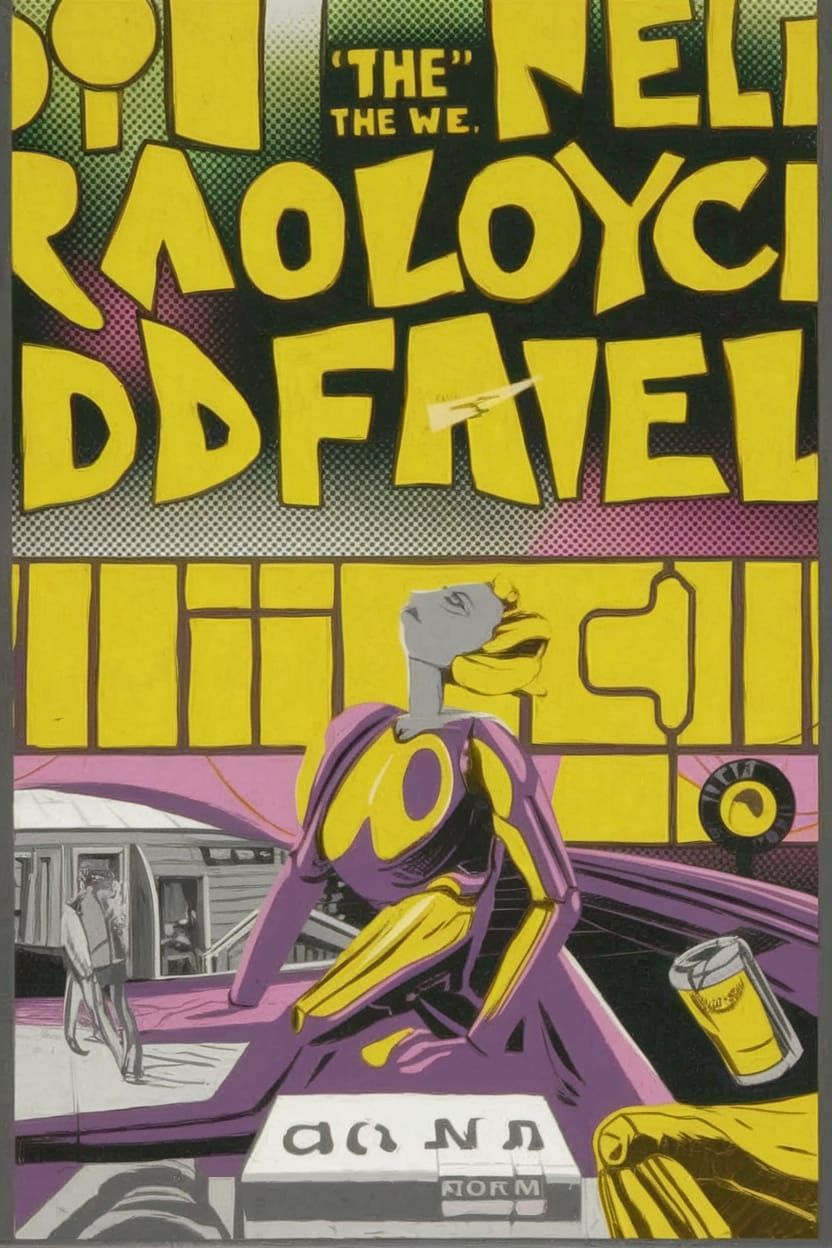 Cyberpunk Robot Goddess of Sunset Boulevard