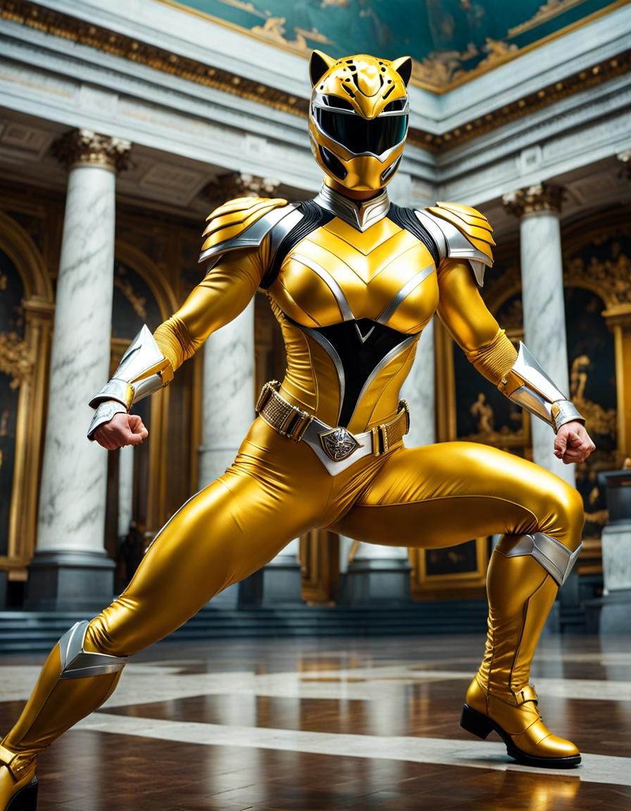 Vietnamese Jaguar Power Ranger in Epic Battle