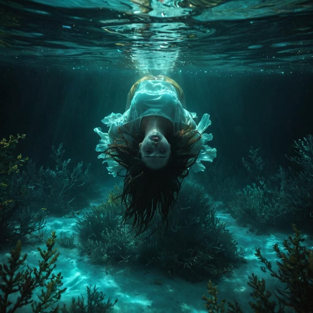Underwater Dreamscape in Ethereal Photography Style