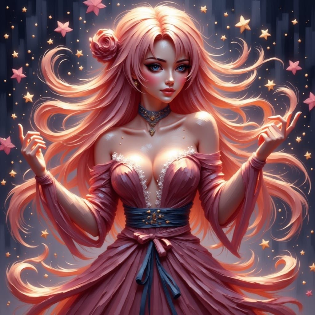 Hinata and Naruto Dance at a Gala in Anime 3D