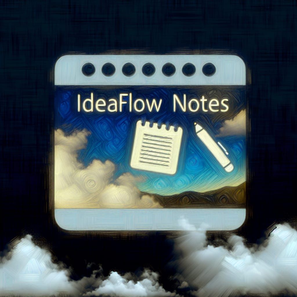IdeaFlow Notes in 3D Animated Style
