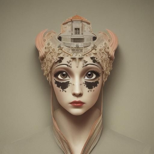 Psychedelic Glamour: A Surreal CGI Masterpiece