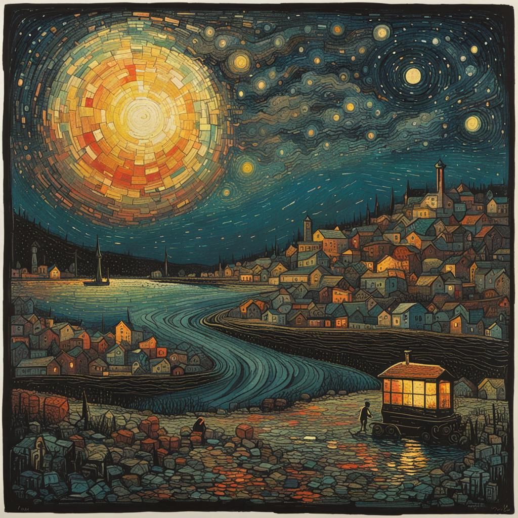 Abstract Expressionist Art Piece Inspired by the Masters