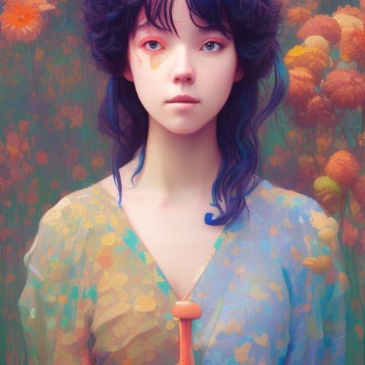 Water Witch Portrait in Artgerm Style
