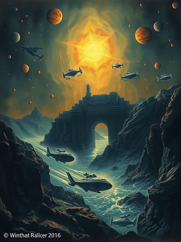 Monochromatic Charcoal Drawing with Dynamic Lighting