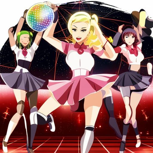 Gwen Stefani and Harajuku Girls, Anime Key Visual
