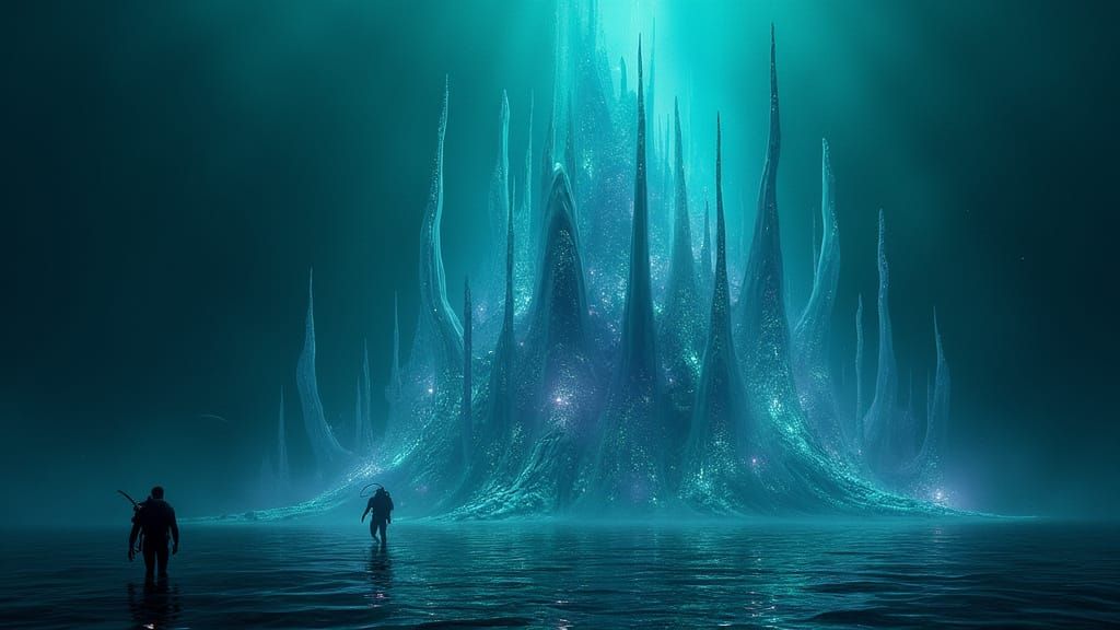 The surface at the bottom of the sea