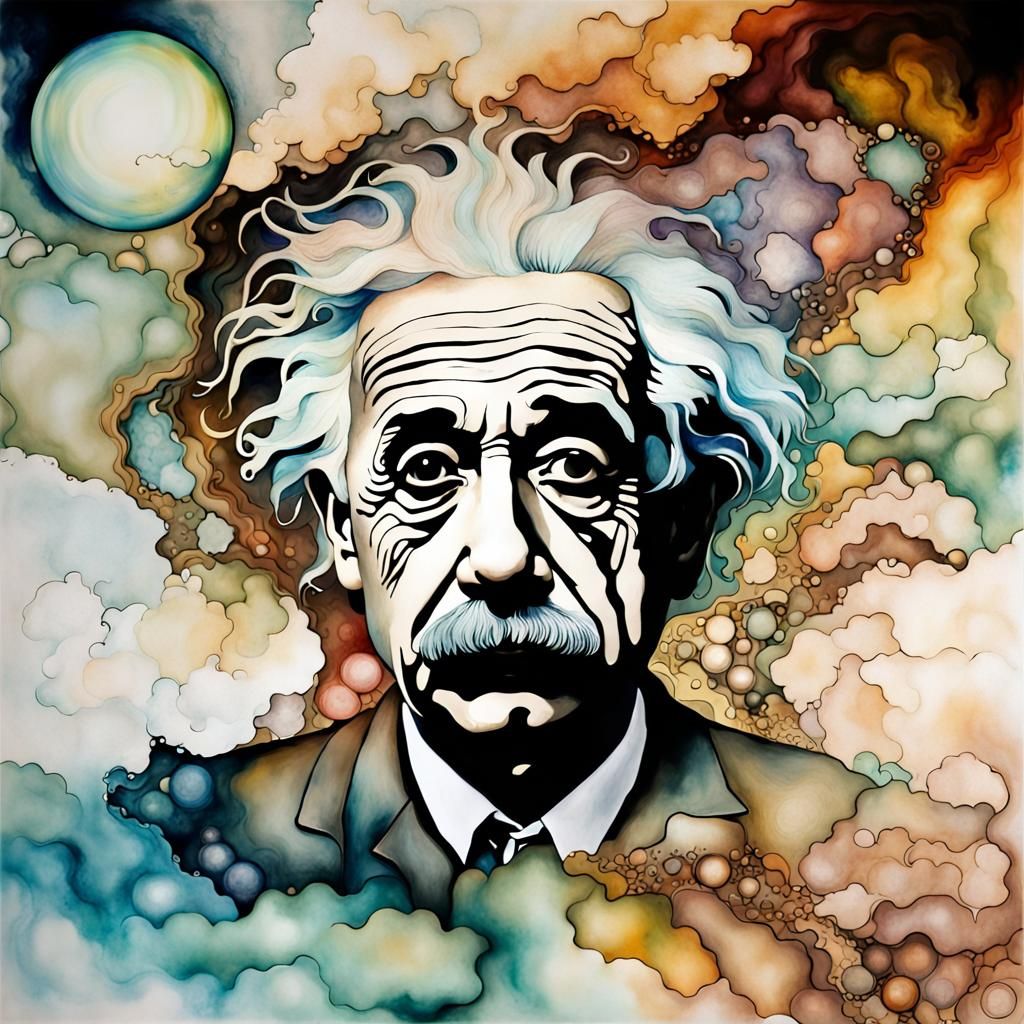 Surreal Dreamscape: A Search for Truth in Alcohol Ink