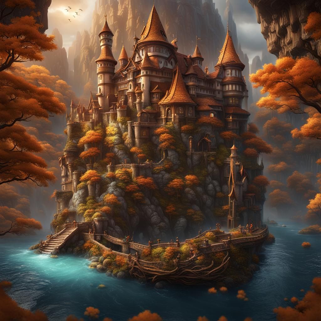 Sweet 5-Year-Old Boy: Detailed Fantasy Portrait