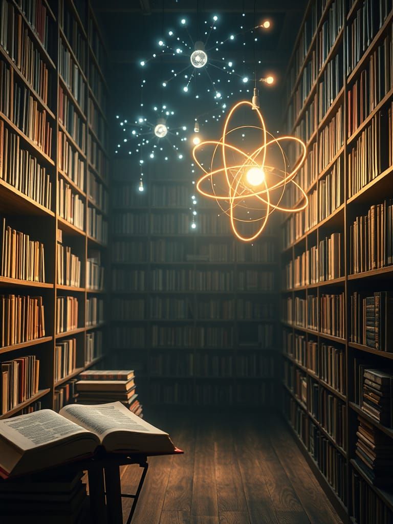 Luminous Atomic Bibliotheca