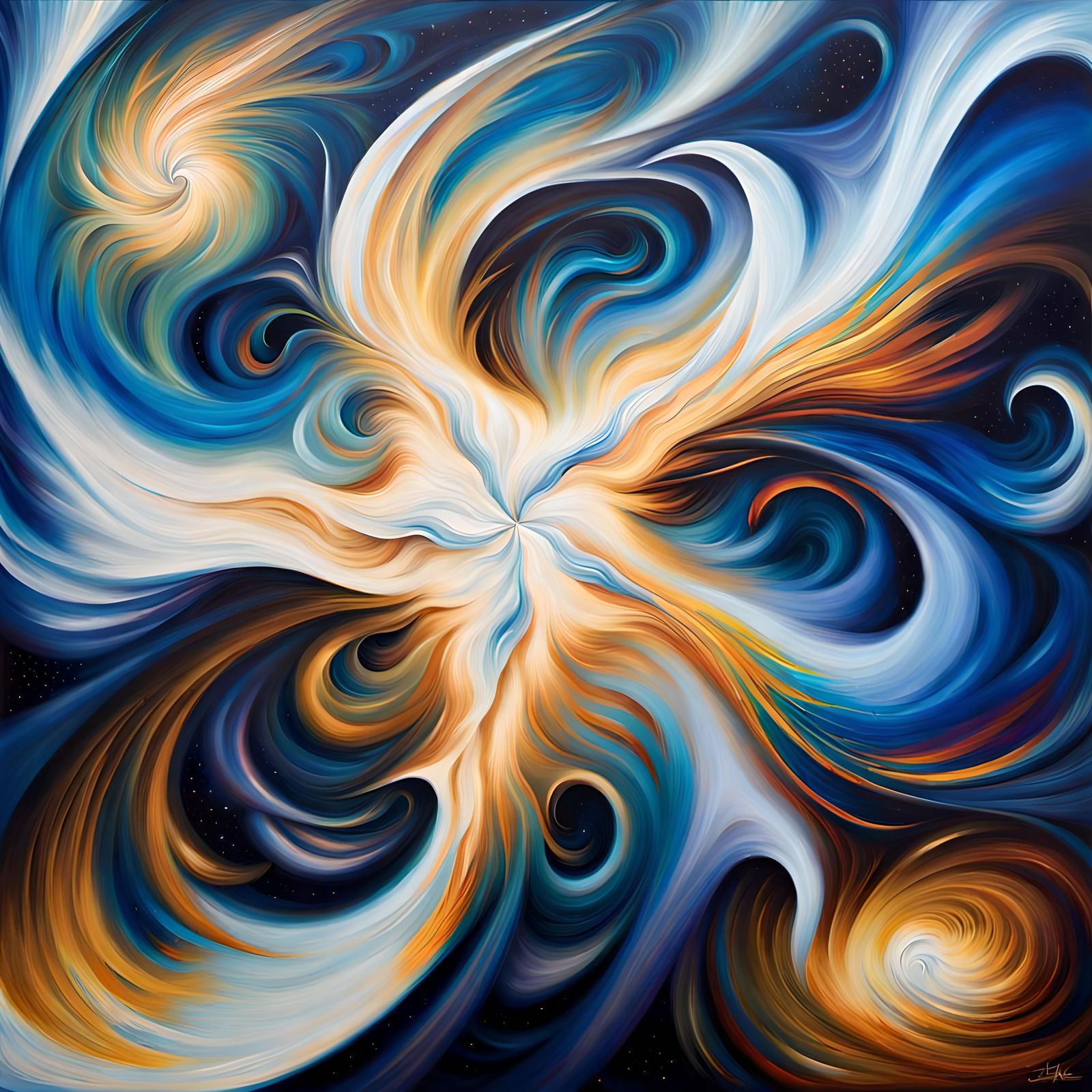 Cosmic Star Formation as Impasto Oil Painting